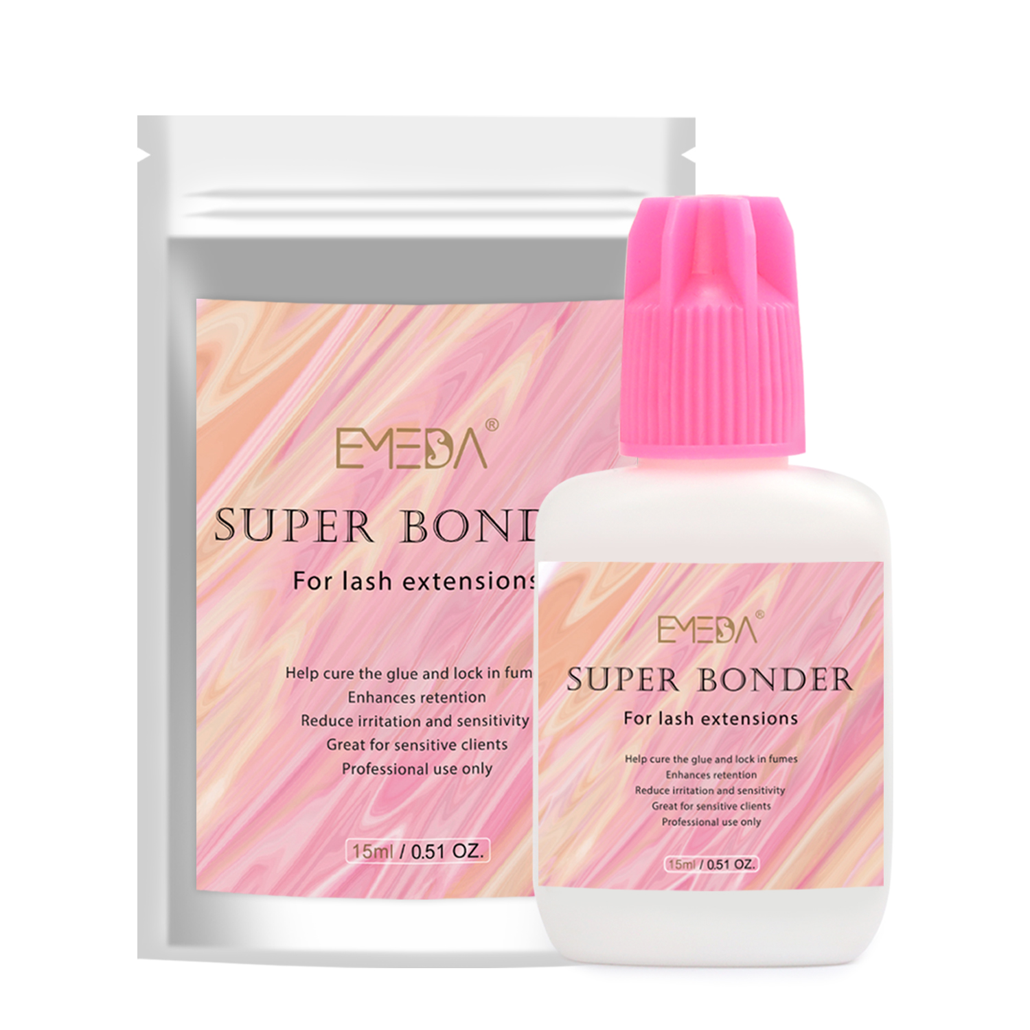 EMEDA 15ml Super Bonder Glue for Professional Eyelash Extension Wholesale YZZ